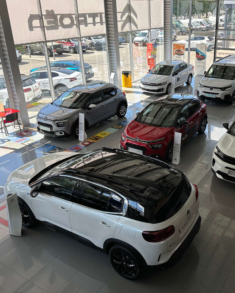 Виставкова зала автосалону Citroën «Сінгл Авто» на Запорізькому Шосе, 27б у Дніпрі